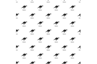 Spinosaurus pattern seamless vector