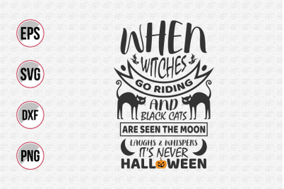 Halloween quotes typographic vector