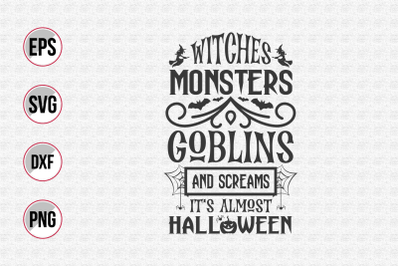 Halloween quotes typographic vector