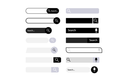 Search bar user interface collection, desing ui