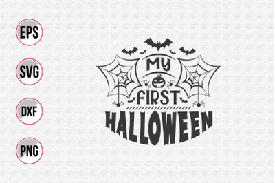 Halloween quotes typographic vector.