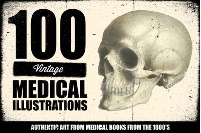 100 Vintage Medical Illustrations