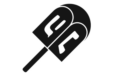 Dreidel icon, simple style