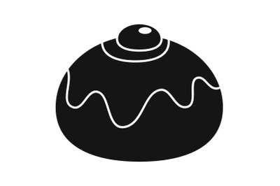 Jewish sweet bakery icon, simple style
