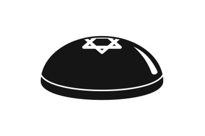 Kippah icon, simple style