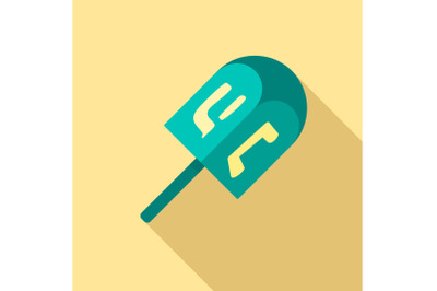 Dreidel icon, flat style