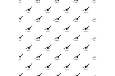 Andesaurus pattern seamless vector