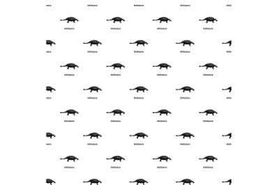 Ankilosaurus pattern seamless vector
