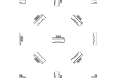 Great printer pattern seamless vector