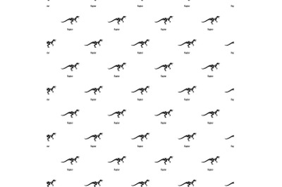 Raptor pattern seamless vector