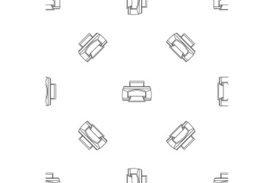 Paper printer pattern seamless vector