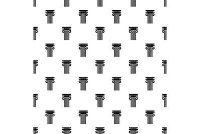 Column with curl pattern seamless vector