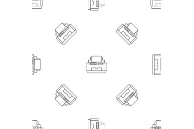Laser printer pattern seamless vector