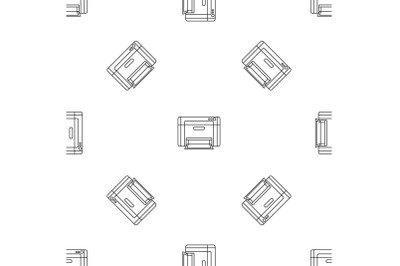 Printer pattern seamless vector