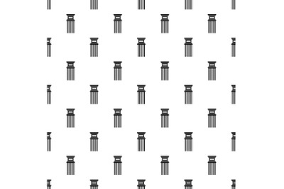 Antique column pattern seamless vector