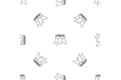 Tree trunk pattern seamless vector