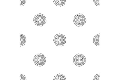 Tree saw cut pattern seamless vector