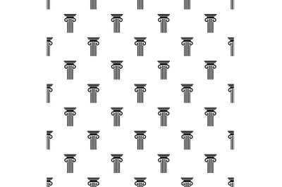 Double columned column pattern seamless vector