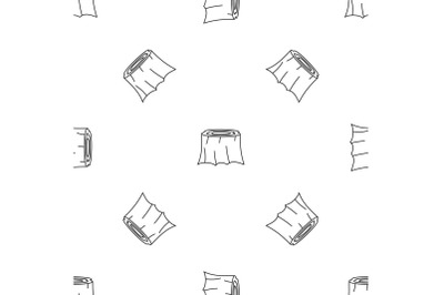 Forest cut tree pattern seamless vector