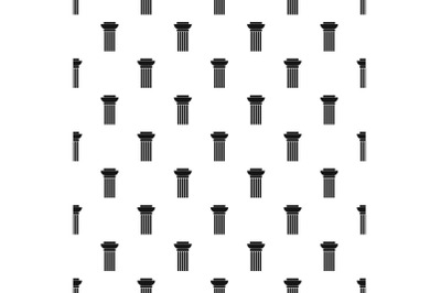 Continuous column pattern seamless vector