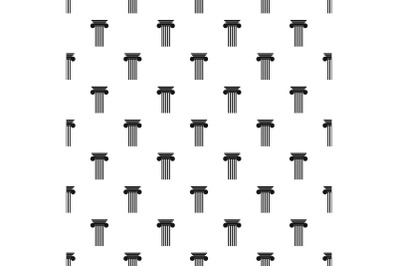 Polyhedral column pattern seamless vector