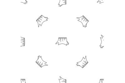 Old stump pattern seamless vector
