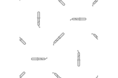 Pipette drop pattern seamless vector