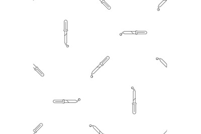 Pipette blood pattern seamless vector