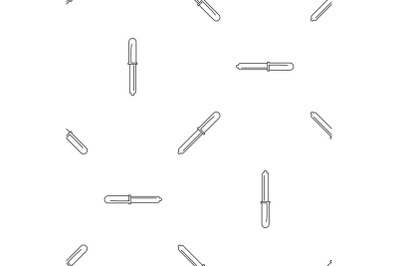 Medicine pipette pattern seamless vector