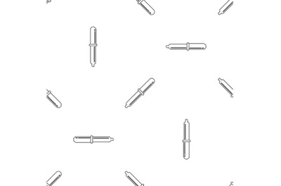 Chemical pipette pattern seamless vector