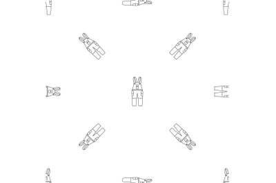 Work trousers pattern seamless vector