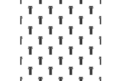 French column pattern seamless vector