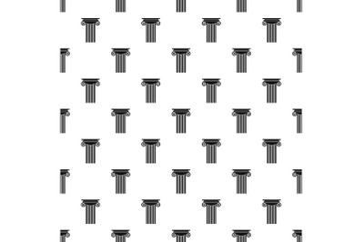 Reinforced concrete column pattern seamless vector