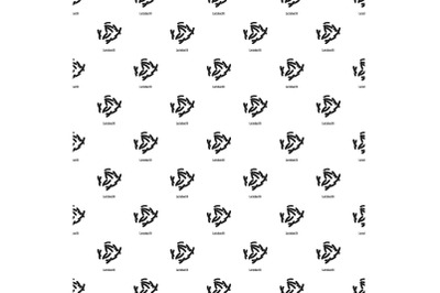 Lactobacilli pattern seamless vector