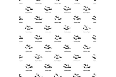 Streptococcus pyogenes pattern seamless vector