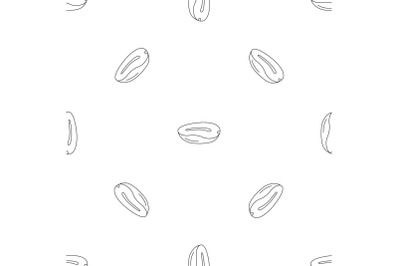 Half nut pattern seamless vector