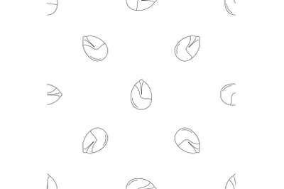 Nut pattern seamless vector