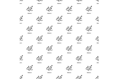 Bifidobacteria pattern seamless vector