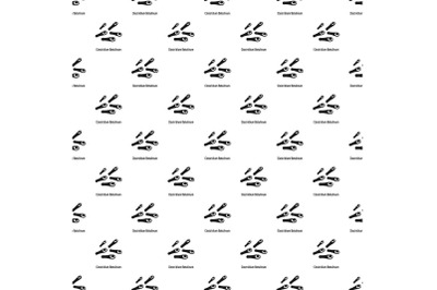 Clostridium botulinum pattern seamless vector