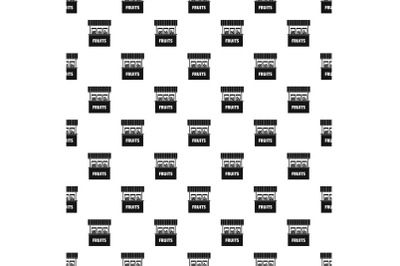 Fruits selling pattern seamless vector