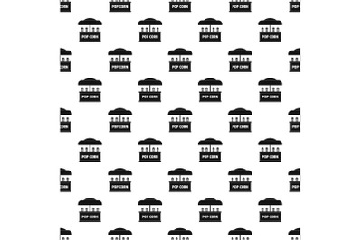 Pop corn selling pattern seamless vector
