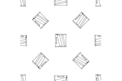 Mini refrigerator pattern seamless vector
