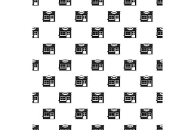 Coffee trade pattern seamless vector