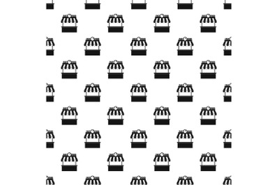 Fast food pattern seamless vector