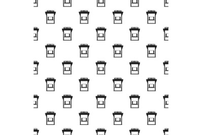 Fast food trade pattern seamless vector