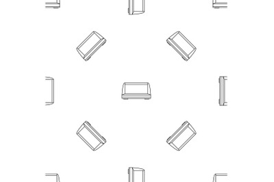Commercial fridge pattern seamless vector