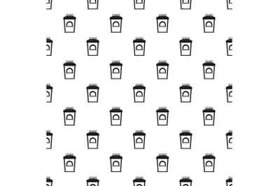 Coffee selling pattern seamless vector