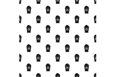 Ice creme trade point pattern seamless vector