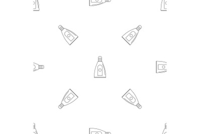 Uv bottle pattern seamless vector