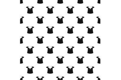 Hat with napkin pattern seamless vector